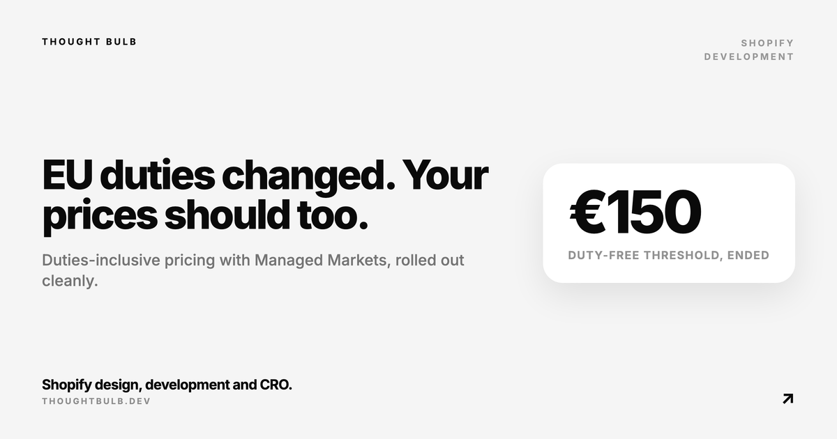 Selling into the EU Changed on July 1. Duties-Inclusive Pricing Is How You Respond.