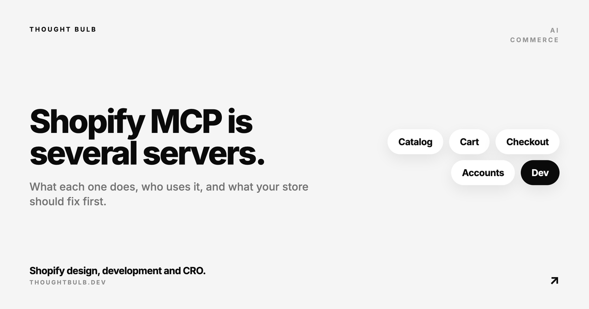 Shopify MCP Explained: Which Servers Exist and Who They Are For